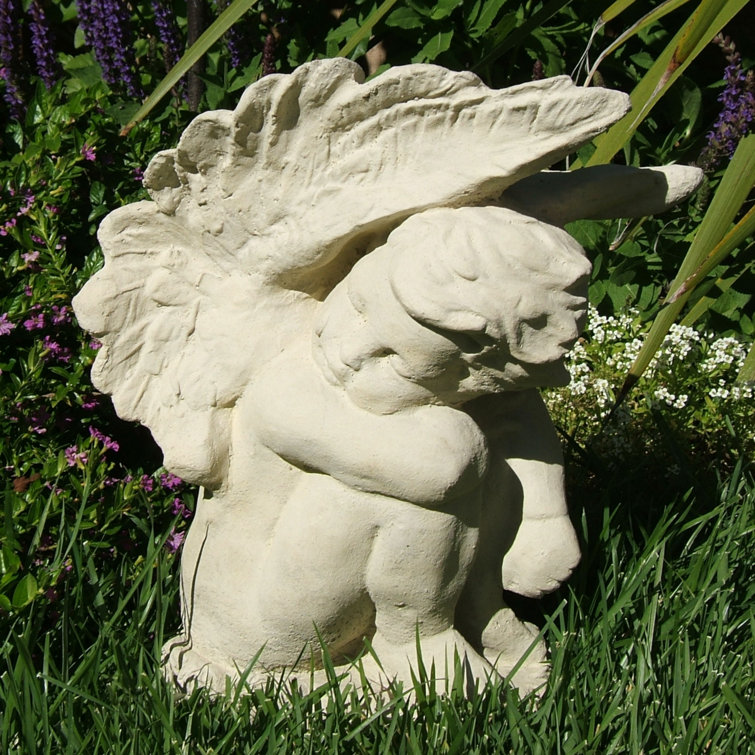 Trinx Crying Angel Statue Wayfair.ca